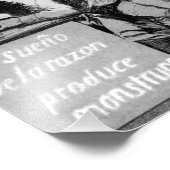 Goya Der Schlaf der Vernunft bringt Monstern zum A Fotodruck (Ecke)