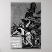 Goya der Schlaf der Vernunft produziert Monster Poster (Vorne)