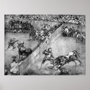 Goya - gespaltene Arena 1825 Poster