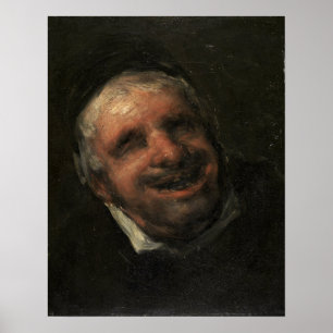 Goya - Head Of Old Man 1819 Poster