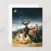 Goya Hexe-Sabbat-Einladungen Einladung (Vorne/Hinten)