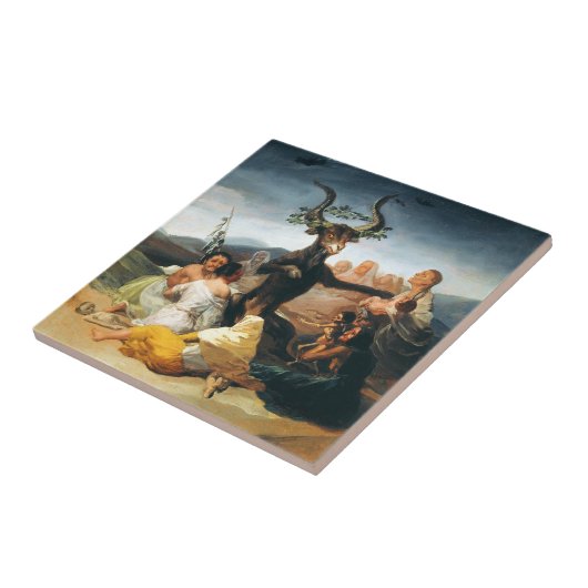 Goya Hexe-Sabbat-Fliese Fliese (Seite)