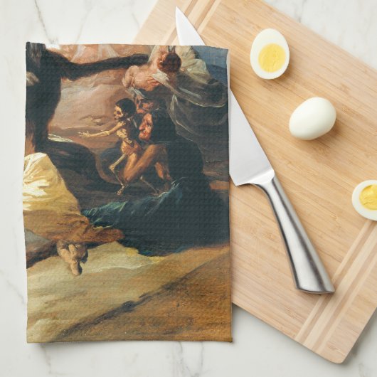 Goya Hexe-Sabbat-Geschirrtuch Handtuch (Viertel Falte)