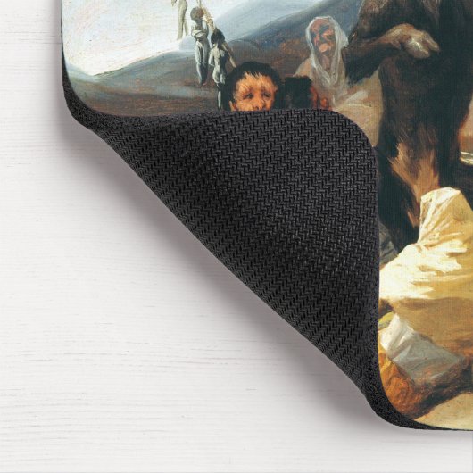 Goya Hexe-Sabbat-Mausunterlage Mousepad (Ecke)