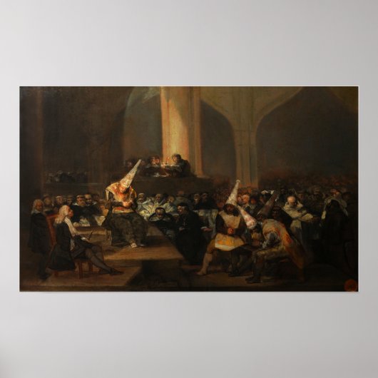 Goya - Inquisition Scene 1819 Poster (Vorne)
