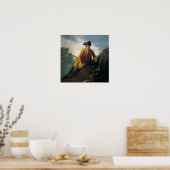 Goya - Jäger bei Stream 1786 Poster (Küche)