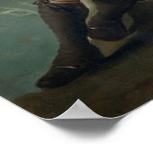 Goya - Jäger bei Stream 1786 Poster (Ecke)