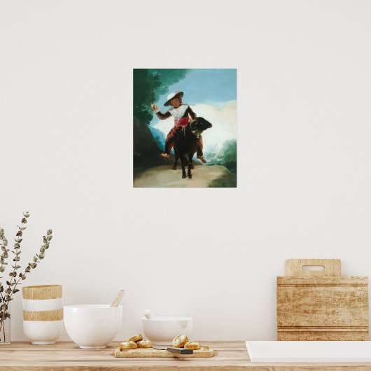 Goya - Junge im Ram Poster (Küche)