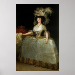 Goya - Königin Mary-Louise 1789 Poster