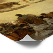 Goya - Korrida in geteilten Ringen Poster (Ecke)