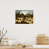 Goya - Korrida in geteilten Ringen Poster (Küche)