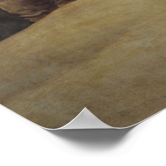 Goya - Kurinnie Kämpfe. 'Pferd und Reiter' 1791 Poster (Ecke)