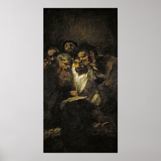 Goya - Lesen oder Politik 1821 Poster (Vorne)