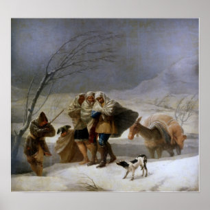 Goya - Mutter oder Winter 1786 Poster
