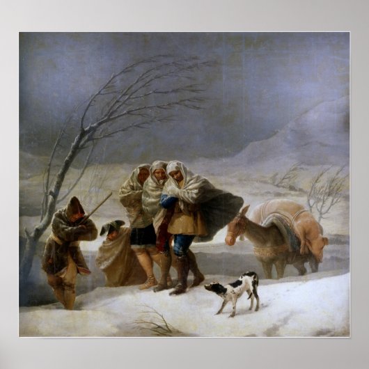 Goya - Mutter oder Winter 1786 Poster (Vorne)