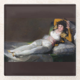Goya Painting - Clothed Maja - La Maja Vestida Glasuntersetzer
