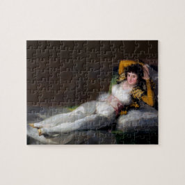 Goya Painting - Clothed Maja - La Maja Vestida Puzzle