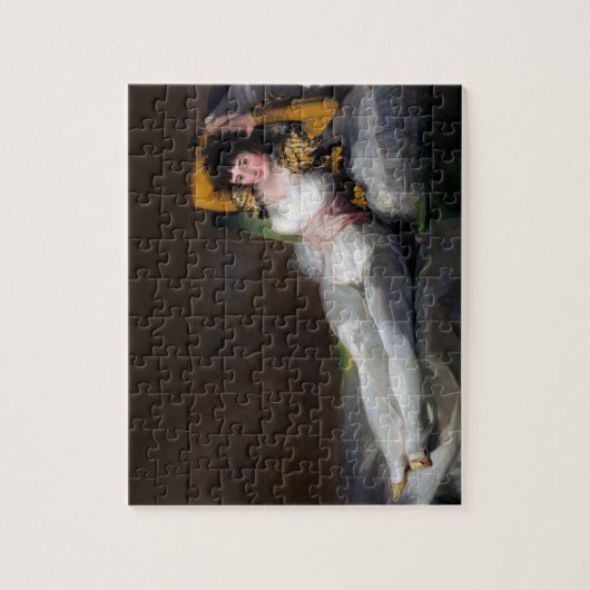 Goya Painting - Clothed Maja - La Maja Vestida Puzzle (Vertikal)
