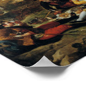 Goya - Picnic an den Banken von Manzanares 1776 Poster (Ecke)