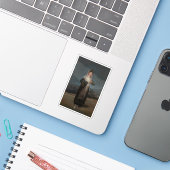 Goya - Portrait der Marquesa de Santiago Aufkleber (Laptop mit iPhone)