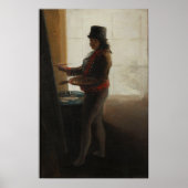 Goya - Selbstportrait im Studio 1795 Poster (Vorne)