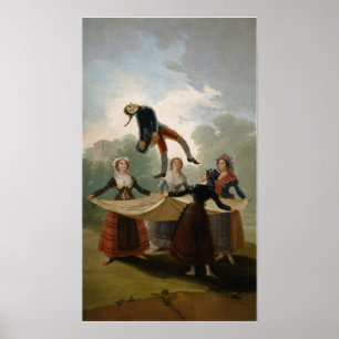 Goya - Spiel mit Mannequin 1791 Poster