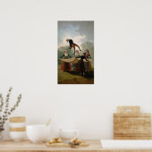 Goya - Spiel mit Mannequin 1791 Poster (Küche)