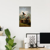 Goya - Spiel mit Mannequin 1791 Poster (Heimbüro)
