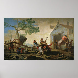 Goya - Streit in der Taverne Venta Nueva 1777 Poster