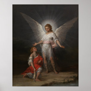 Goya - Tobiah und Engel 1787 Poster
