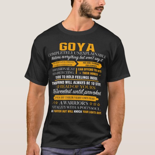 GOYA völlig unerklärlich T-Shirt (Vorderseite)
