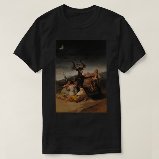 Goya Witches Sabbat (nicht modifizierte Version) B T-Shirt (Design vorne)