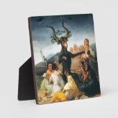 Goya Witches Sabbath Plaque Fotoplatte (Vorderseite)