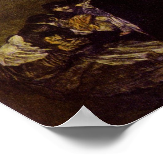 Goya: Ziege oder Hexen Sabbat Print Poster (Ecke)