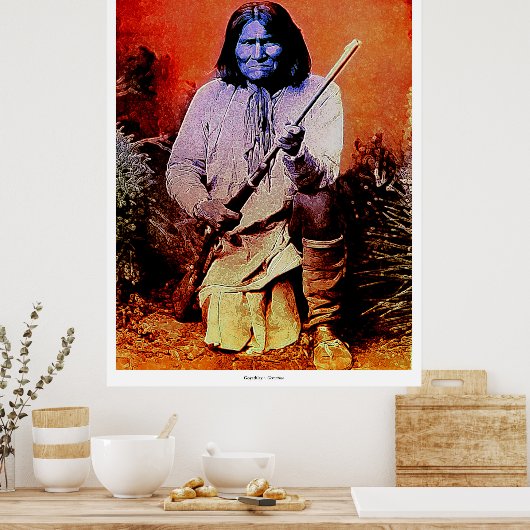 Goyathlay ~ Geronimo Poster (Küche)