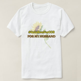 #GoYellowForCCS - Husband-Hemd T-Shirt
