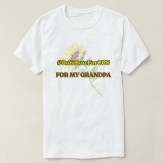 #GoYellowForCCS - Opa-Hemd T-Shirt