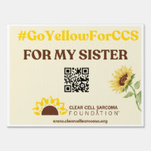 #GoYellowForCCS - Sister-Yard-Zeichen