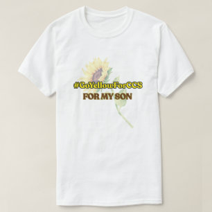 #GoYellowForCCS - Son-Hemd T-Shirt
