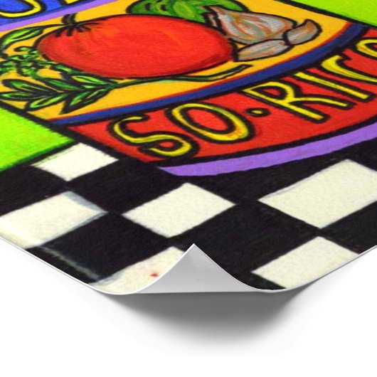 Goza So Rico Poster (Ecke)