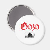 Gozo Flag Magnet (Vorderseite/Rückseite)