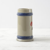 Gozo Flagge Bierglas (Mittel)