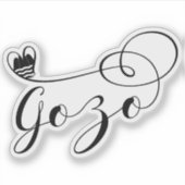 Gozo Herzenflagge, Gozitan, Insel Gozo Aufkleber (Vorderseite)