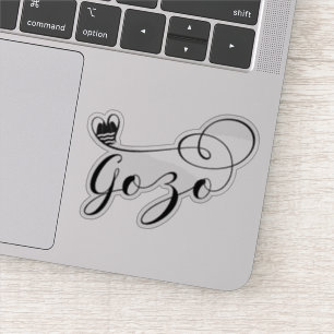 Gozo Herzenflagge, Gozitan, Insel Gozo Aufkleber