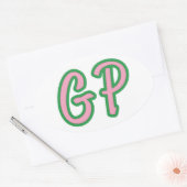 GP-Autoaufkleber Ovaler Aufkleber (Umschlag)
