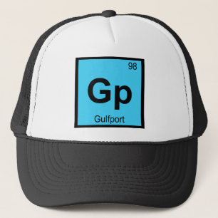 Gp - Gulfport Mississippi Chemie Periodensystem Truckerkappe