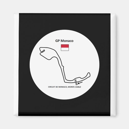 GP Monaco Monte Carlo Magnet (Vorne)