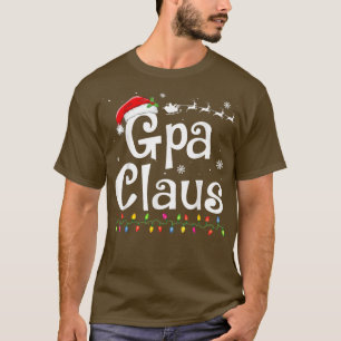 Gpa Claus Funny Family Santa Pajamas Weihnachtsfei T-Shirt