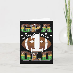 GPA des 1-jährigen Fußballs 1. Geburtstag Karte