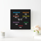 GPD ENTWICKELT ME CLOCK QUADRATISCHE WANDUHR (Zuhause)